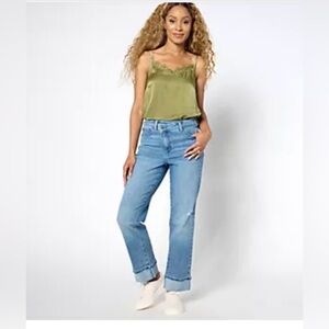 Me by Jennie Garth Petite Straight Leg Jean NWT sz 16P